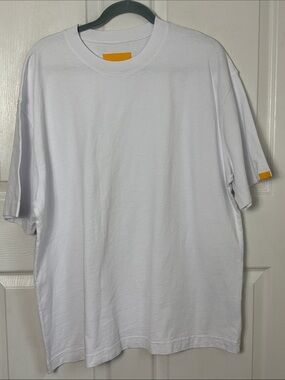 YELLOW LABEL Men's Classic All White 100% Cotton Crew Neck T-Shirt Size XXL